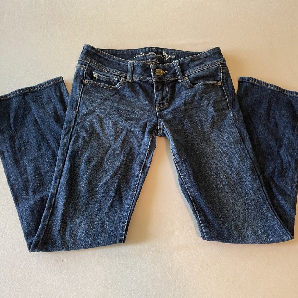 American Eagle Stretch Slim Boot Size 4 Short